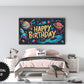 Frame TV Art For Kids | Happy Birthday Space Themed Party | Digital TV Art | 3840 x 2160 pixels JPEG | Instant Download