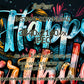 Frame TV Art | Happy Birthday Floral Splash Art For Girls close up view