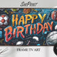 Frame TV Art | Happy Birthday Sports Theme For Boys preview on Samsung Frame Tv