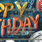 Frame TV Art | Happy Birthday Sports Theme For Boys close up view