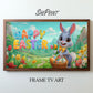 Happy Easter Frame TV Art For Kids | Instant Digital Download