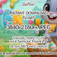 Happy Easter Frame TV Art For Kids | Instant Digital Download close up look