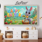 Happy Easter Frame TV Art For Kids | Instant Digital Download preview in kids room