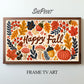 Happy Fall TV Art | Autumn Home Decor | Digital Download