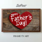 Father’s Day Frame TV Art – Rustic Heart Decor for Samsung Frame TV | Happy Father’s Day Digital Download
