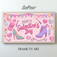 Happy Galentine's Day TV Art For Girls preview on screen