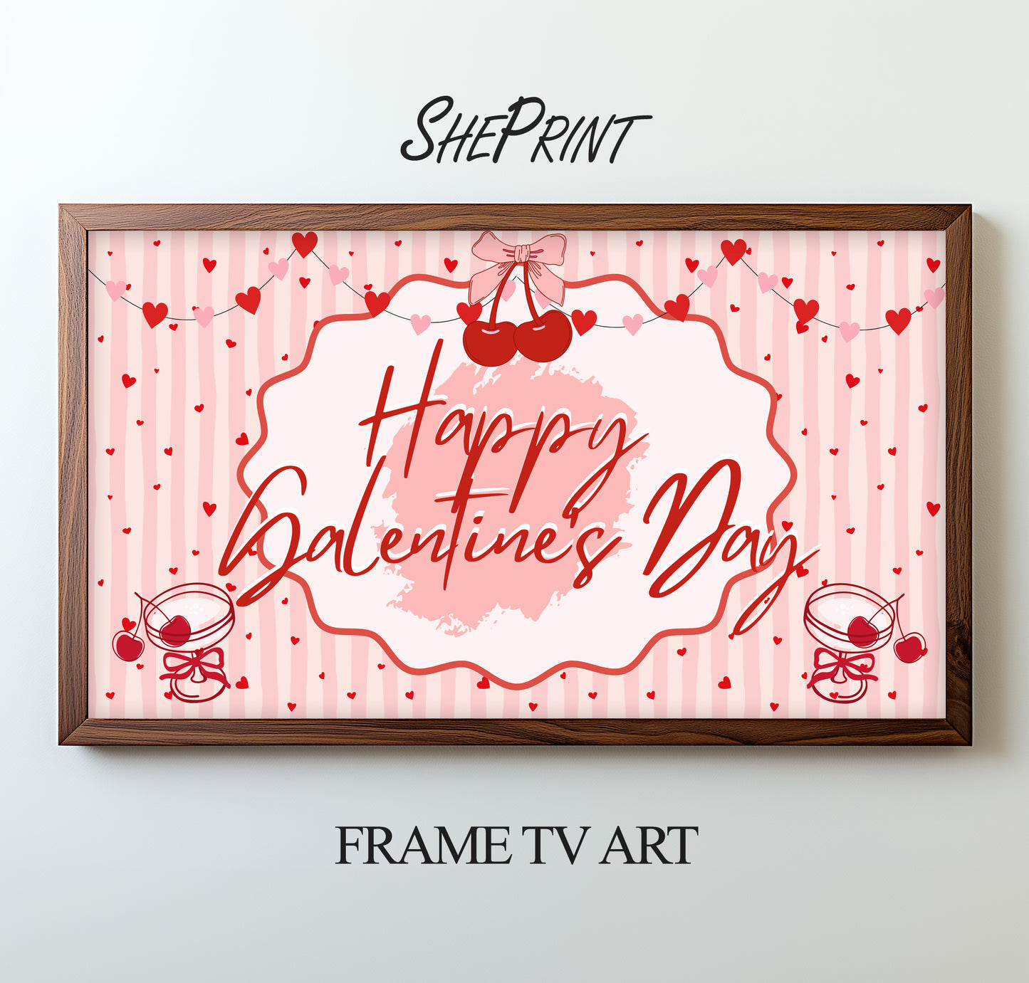 Galentine's Day TV Art For Girls | Samsung Frame Banner preview