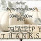 White Pumpkins Samsung Frame TV Art | Thanksgiving Fall Art | Happy Thanksgiving Wooden Blocks Modern Farmhouse Art | Digital TV Art | Instant Download