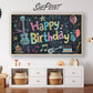 Samsung Frame TV Art For Kids | Music Themed | Happy Birthday Written on School Board  preview in kids room