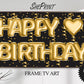Birthday Frame TV Art, Happy Birthday Gold Foil Balloons preview on Samsung Frame TV