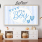 It’s a Boy Frame TV Art – Blue Baby Shower Decor | Baby Boy Digital Download preview