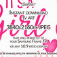 It’s a Girl Frame TV Art – Pink Baby Shower Decor | Baby Girl Digital Download close up look
