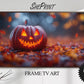 Samsung Frame TV Art, Halloween Jack O Lantern preview