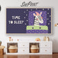 Samsung Frame TV Art Kids | Time To Sleep | Nursery Digital TV Art | Frame TV art for Kids | Cute Zebra Good Night Art | Instant Download