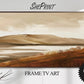 Warm Earth Tones Landscape Frame TV Art preview on Samsung Frame TV