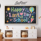 Last Day of School Frame TV Art – Kids Celebration Chalkboard Style, preview in kids room