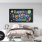 Last Day of School Frame TV Art – Kids Celebration Chalkboard Style, preview in teen room