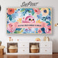 Baby Shower Frame TV Art | A Little Chick Is About To Hatch Banner preview 2