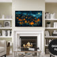 Halloween Frame TV Art | Magical Halloween Town preview in living room