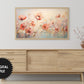Samsung Frame TV Art, Soft Floral Abstract Art, Oil Painting Flowers, Digital TV Art, Instant Download