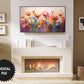 Samsung Frame TV Art, Summer Flowers Abstract Art, Floral Art Oil Painting, Digital TV Art, Instant Download