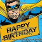 Frame TV Art For Kids | Happy Birthday Superhero Themed Party | Comic Style close up view