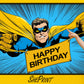 Frame TV Art For Kids | Happy Birthday Superhero Themed Party | Comic Style preview 2