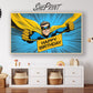 Frame TV Art For Kids | Happy Birthday Superhero Themed Party | Comic Style preview in kids room