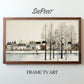 Nordic Winter Frame TV Art 