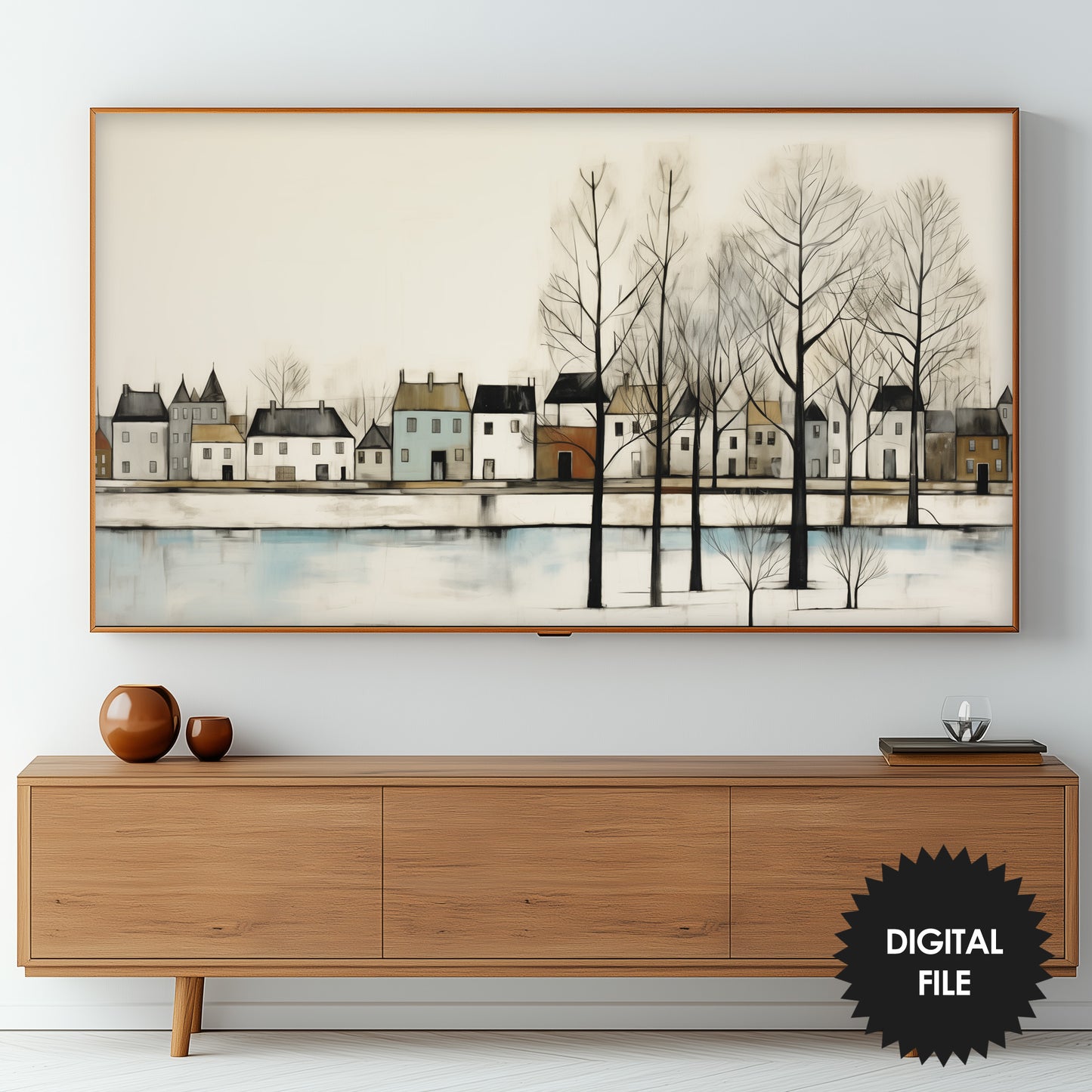Nordic Winter Frame TV Art preview on screen