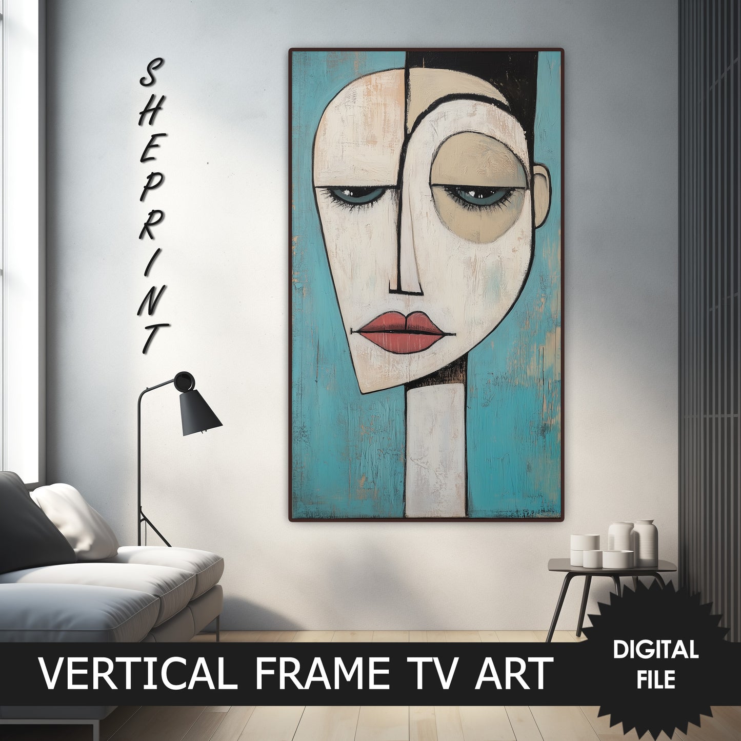 Pastel Poise Vertical Frame TV Art preview