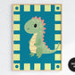 Personalized Dinosaur Wall Art for Kids, Dino Nursery Prints, Boy Room, Set of 2, 18x24inch