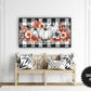 Frame TV Art White Pumpkins on Plaid Background preview in noedic ambience