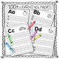100+ Printable Kids Learning Pages, Letter Trace Preschool Worksheets preview