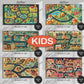 Little City Bundle TV Art Set of 6 | Abstract City Road Maps | Samsung Frame Tv Art For Kids | Digital Tv Art AI Created | Instant Download
