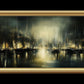 Frame TV Art | Coastal Landscape Marina at Night | Digital TV Art | Instant Download
