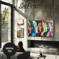 Frame TV Art | Pride Diversity Abstract Art preview in modern luxury living room