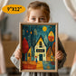 Printable Wall Art for Kids Room, Boho Style School Day Print preview 2