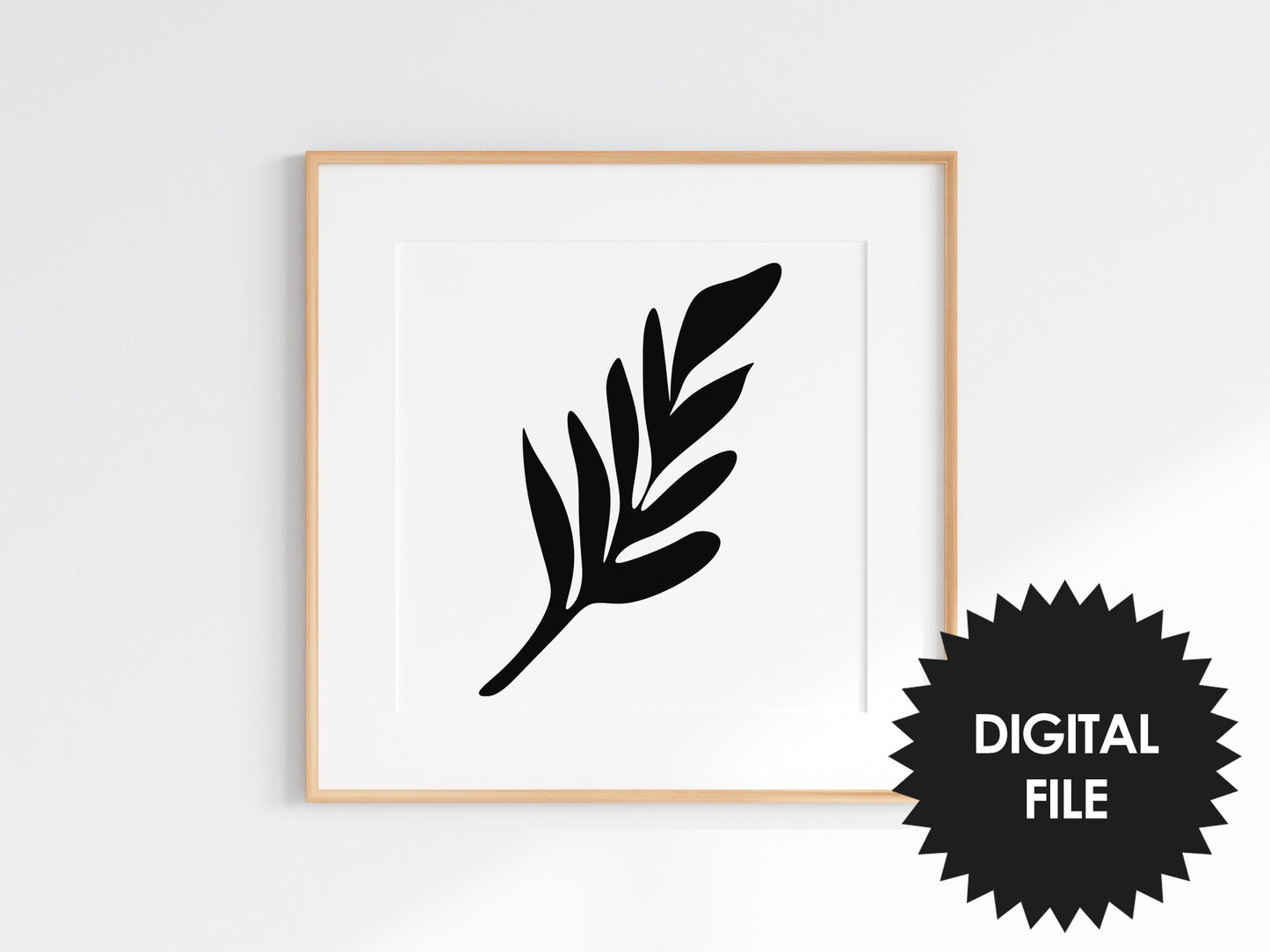 Printable Floral Abstract Art Set of 9, Bundle Print set, black & white wall art download, digital art, modern art prints, boho art