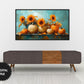 Samsung Frame TV Art, Sunflowers and Pumpkins Oil Painting, Fall Still Life preview on wall