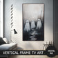 Samsung Vertical Frame TV Art, Three Ghosts Halloween Scene preview