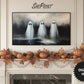 Halloween Frame TV Art | Ghosts By The Lake preview in living room