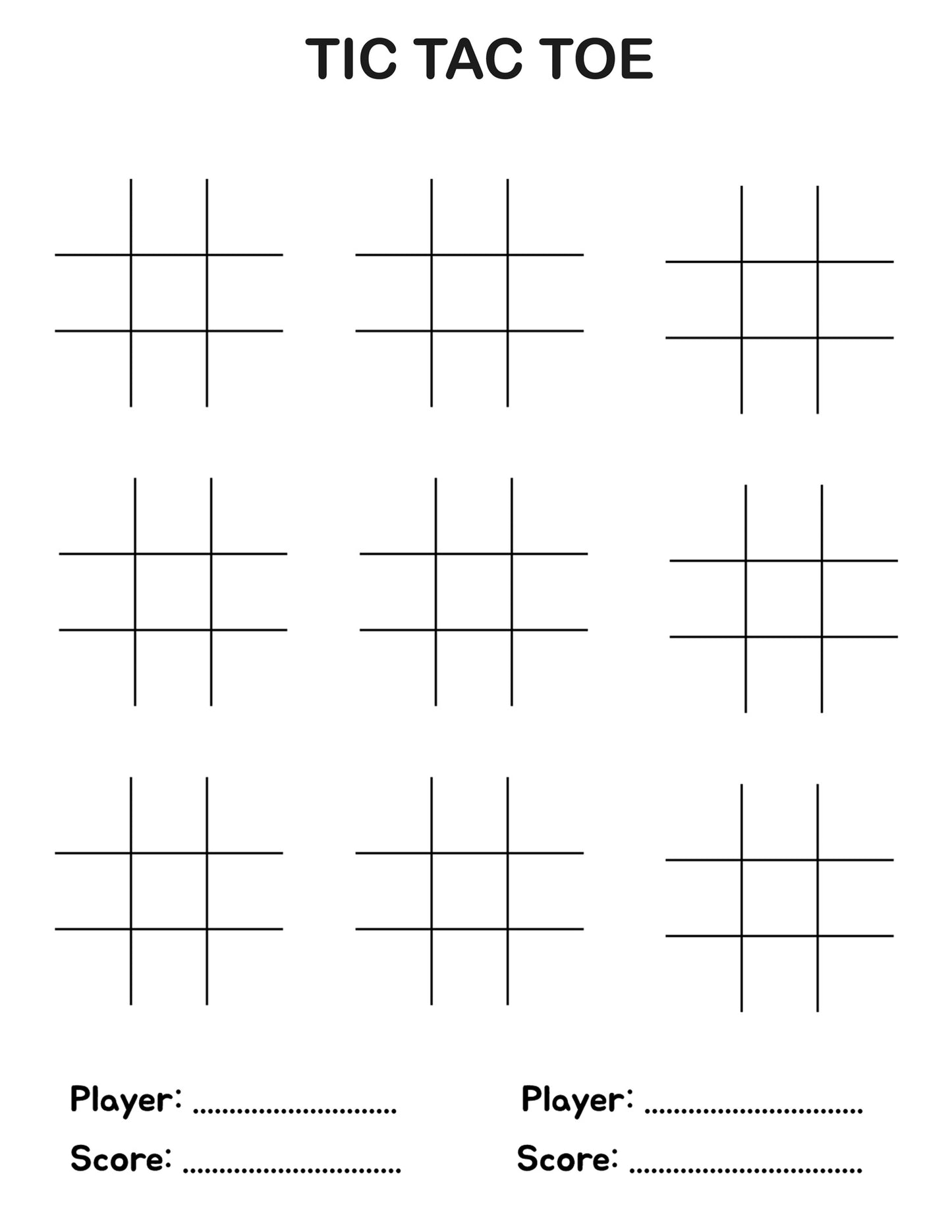 Printable Pen and Paper Games, Travel or Party Games, Battle Ships, Hangman, Tic Tac Toe, Dots and Boxes, 4 Pages PDF, Instant Download