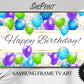 Samsung Frame TV Art | Happy Birthday | Birthday Party Balloons | Digital TV Art | 3840 x 2160 pixels JPEG | Instant Download