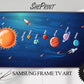 Solar System Educational Samsung Frame TV Art For Kids | Digital TV Art | Kids Room Decor | Space Art | Instant Download