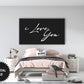 Valentines Day Samsung Frame TV Art | I Love You Minimalist Black & White Art | Digital TV Art | 3840 x 2160 pixels JPEG | Instant Download