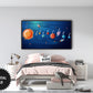 Solar System Educational Samsung Frame TV Art For Kids | Digital TV Art | Kids Room Decor | Space Art | Instant Download