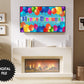 Samsung Frame TV Art | Happy Birthday Kids Banner Birthday Party Balloons | Digital TV Art | 3840 x 2160 pixels JPEG | Instant Download