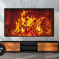 Samsung Frame TV Art Fireplace Fire | Christmas Tv Art | Winter Fireplace Flames Still Image | 3840x2160 pixels JPEG | Digital TV Art | Instant Download