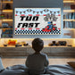 Two Fast Samsung Frame TV Art | Happy Birthday Racing Car Art For Boys Set of 2. Light blue version preview. Boys room.